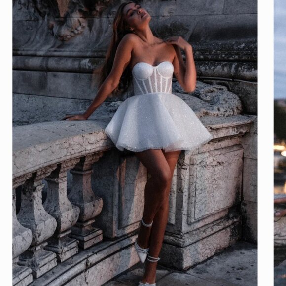 Wedding Bridal Bachelorette Party dress RosieEtienne EMMELIE Bridal Dress